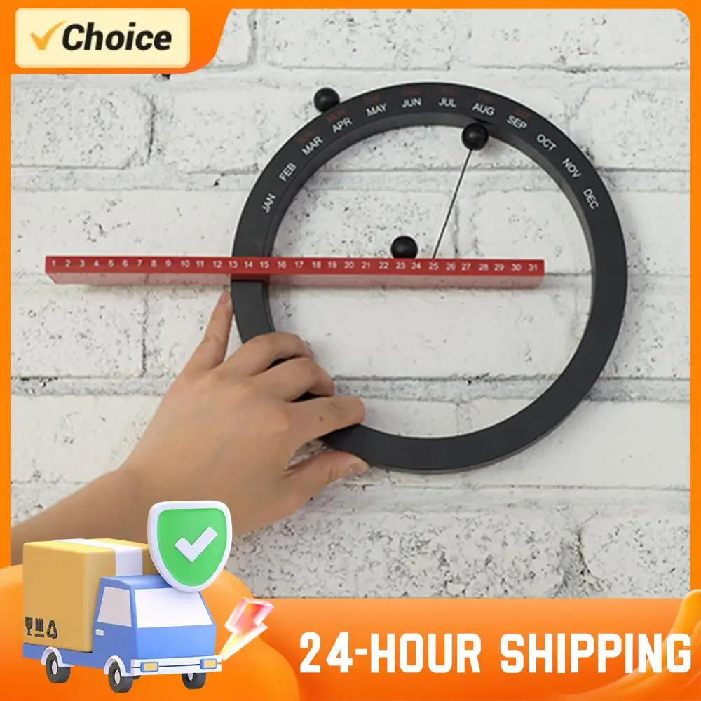 

Креативные часы с магнитным шаром, вечный настенный календарь, новинка, домашний декор, декор для гостиной, спальни, настольный календарь, орнамент