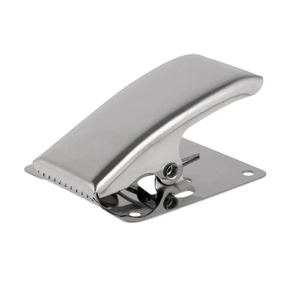 Fish Cleaning Fillet Clamp Stainless Steel Clip Deep Jaw for Table or Bench Mount