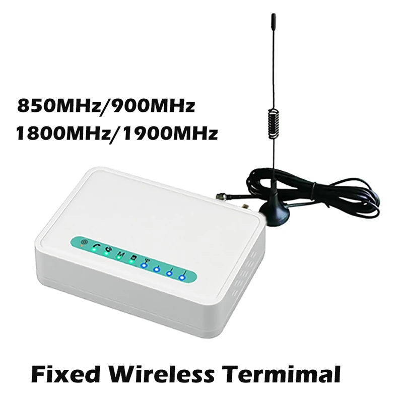 Imagem -06 - Fixo sem Fio Terminal Quad Band Gsm Sim Card Telefone Linha Desktop Caller Dialer Gsm850 900 1800 1900mhz Plugue da ue