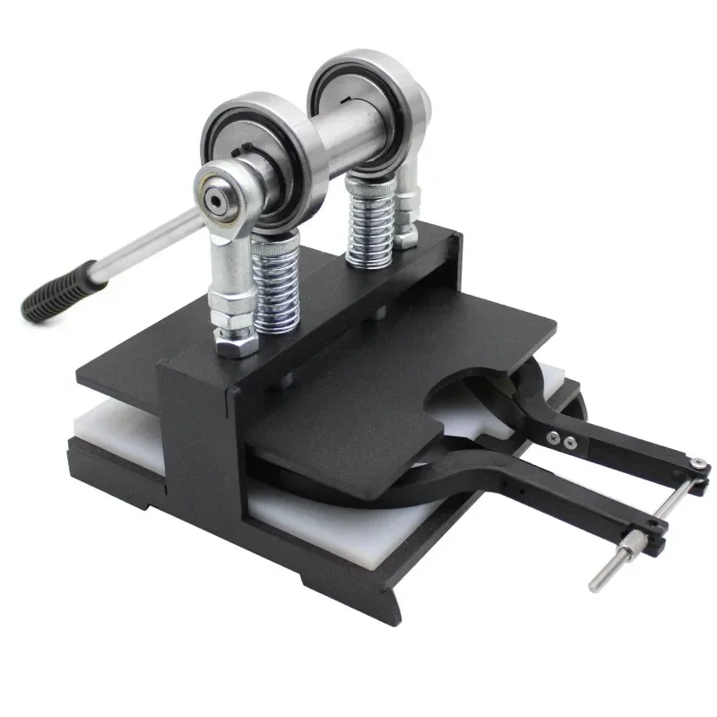 Table Tennis Racket Rubber Cutting Machine Double Roller Bearing Manual Press Ping-Pang Bat Rubber Edge Cutter Pasting De-vice
