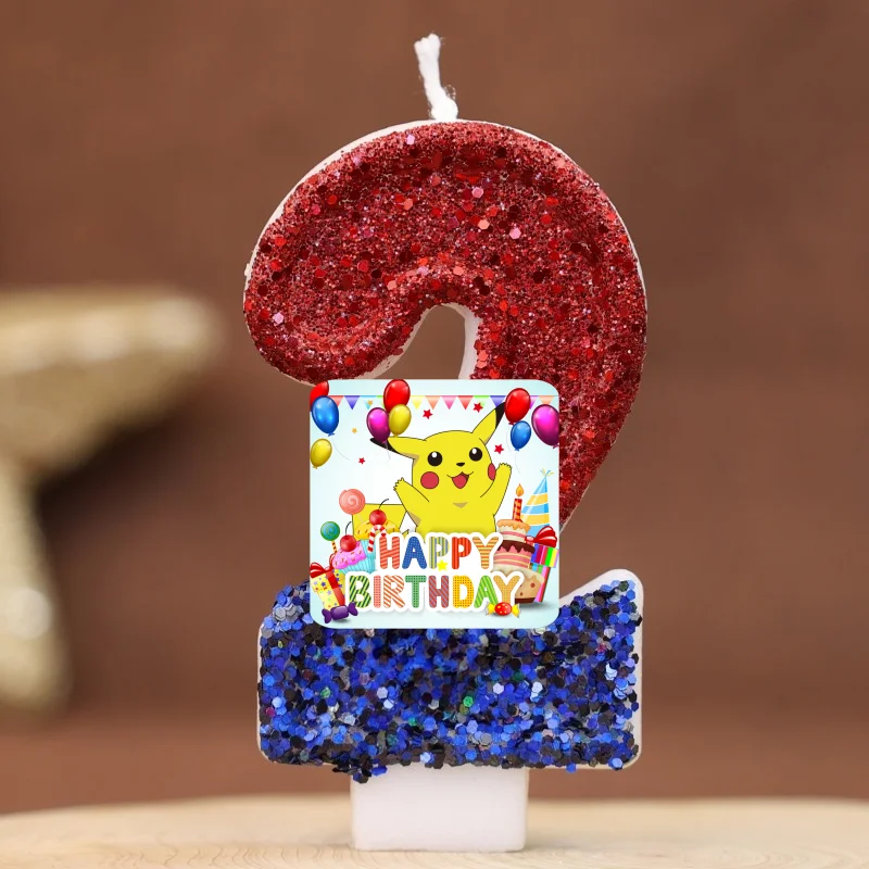 Zebra Candle Supplies - Pokemon Canavar Pikachu Mumlar Temalı Doğum