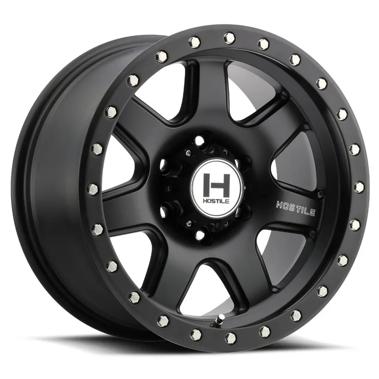 Hostile Style Negative Offset Off Road Wheels for Jeep Wrangler Toyota Prado FJ Cruiser 4x4 Modified Rims