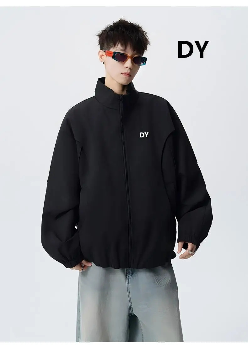 2026-men's-and-women's-buttoned-collar-american-style-jacket-fall-new-design-loose-mid-length-coat-fitness-top