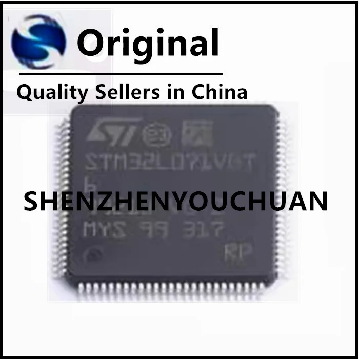 

STM32L071VBT6 32L071VBT6 128KB 1.65V~3.6V 20KB 32MHz FLASH 84 LQFP-100(14x14) Microcontroller IC Chipset New Original