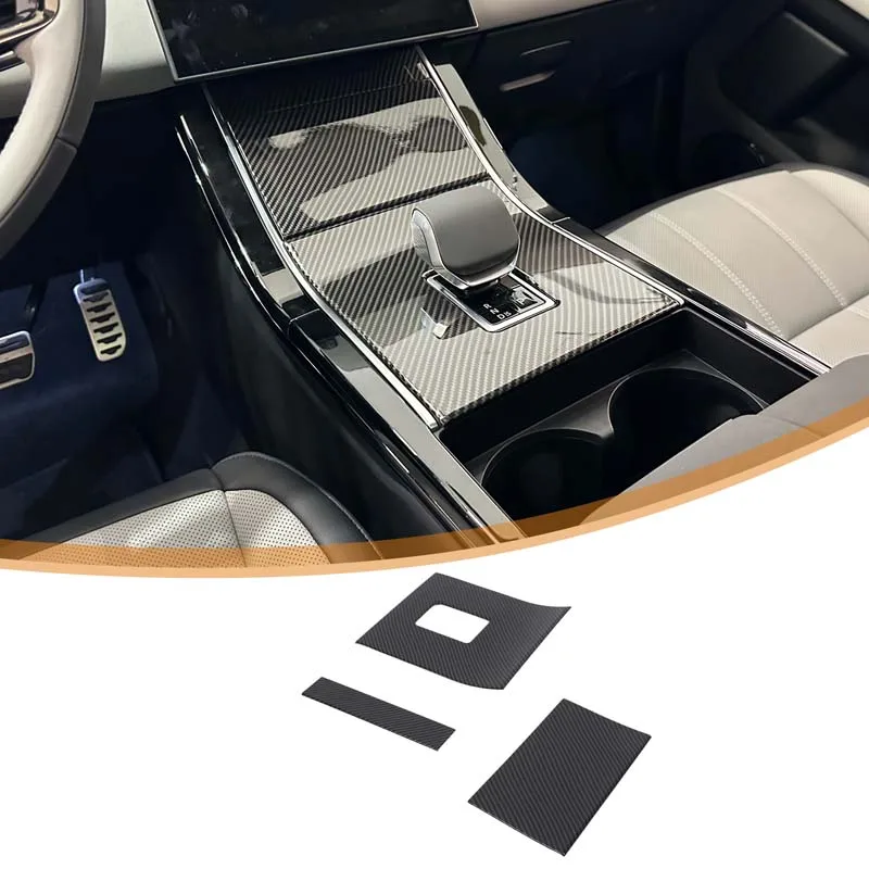 

For Land Rover Range Rover Velar/Range Rover Evoque 2024+ Central Control Decorative Panel ABS Carbon Fiber Car Gearshift Panel