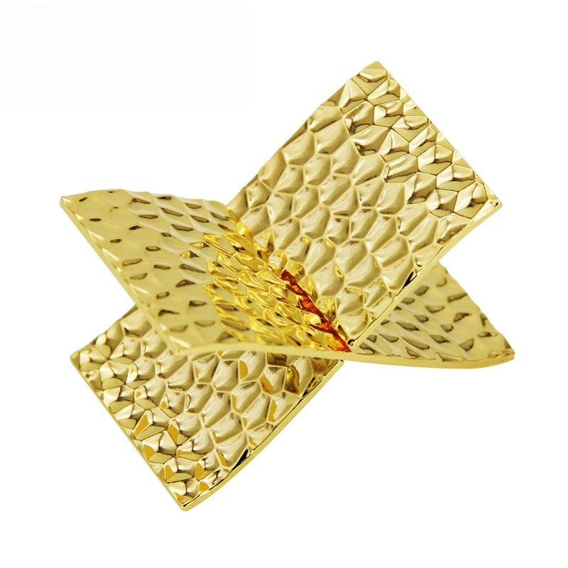 Cigar Holder, Copper Cigar Holder, Portable X-Cigar Folding Holder, Glossy Surface