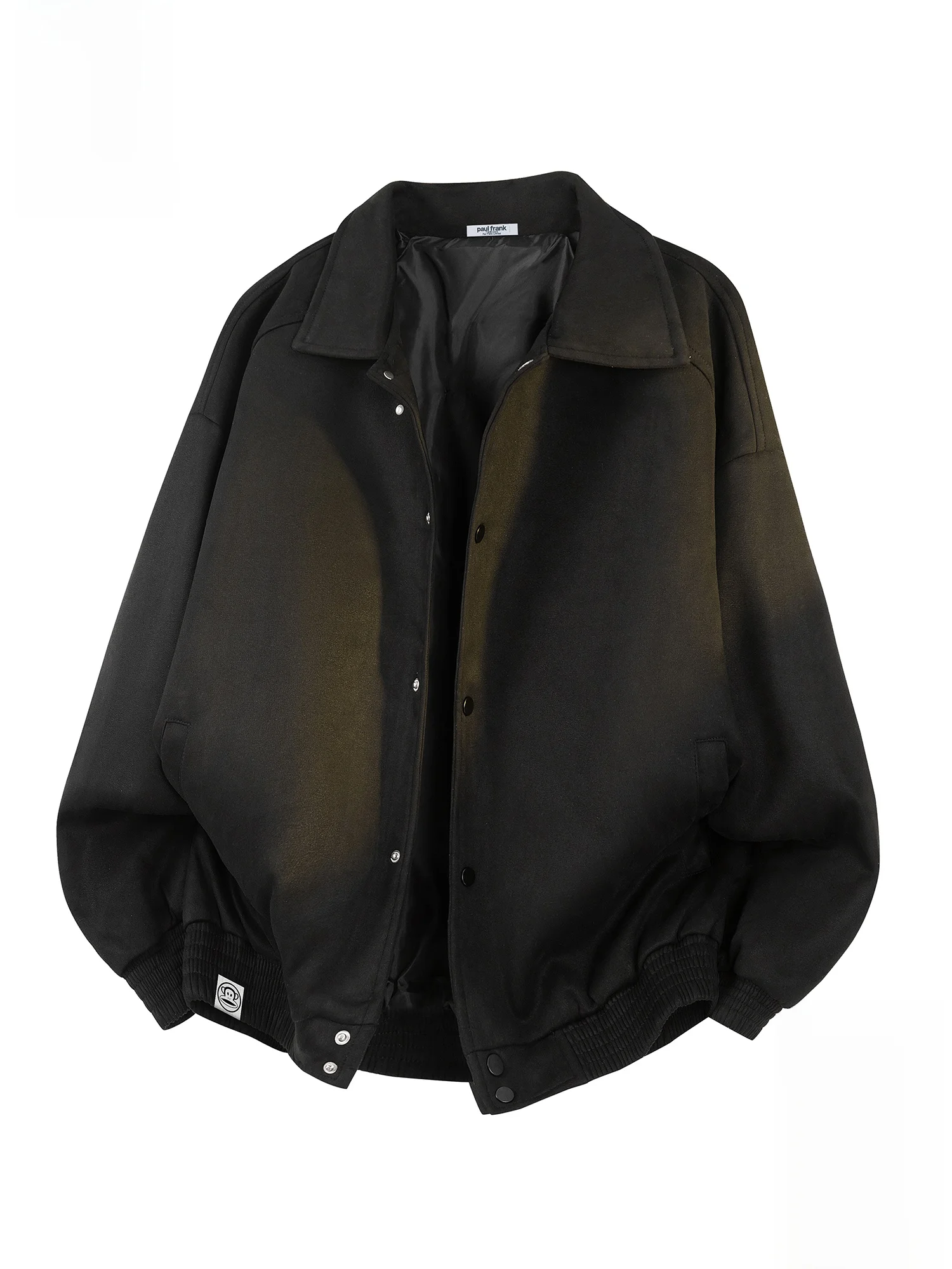 

PaulFrank Retro Collar Jaet Men's Winter Casual Loose Fit Open Cardigan Monkey Mouth Warm Sli Polyester Nylon Cosite...