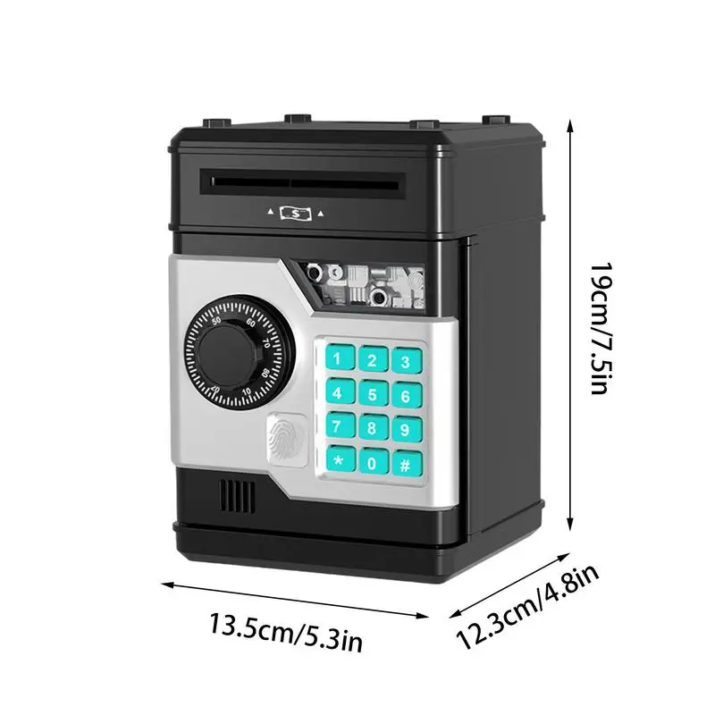 Electronic Atm Bank For Kids Money Saving Box Mini Atm Machine Creative Toys Money Coin Bank Large Capacity For Change And Cash