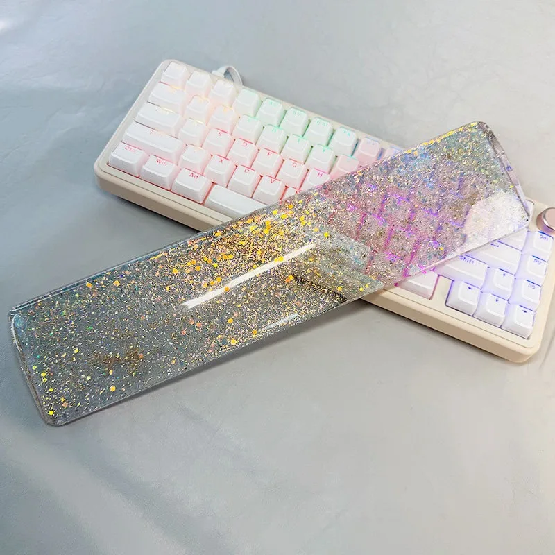 

Wrist Rest Customized Flowing Light Gilding Keyboard Palm Rest Relieve Hand Fatigue Esports Game Mechanical Keyboard Support