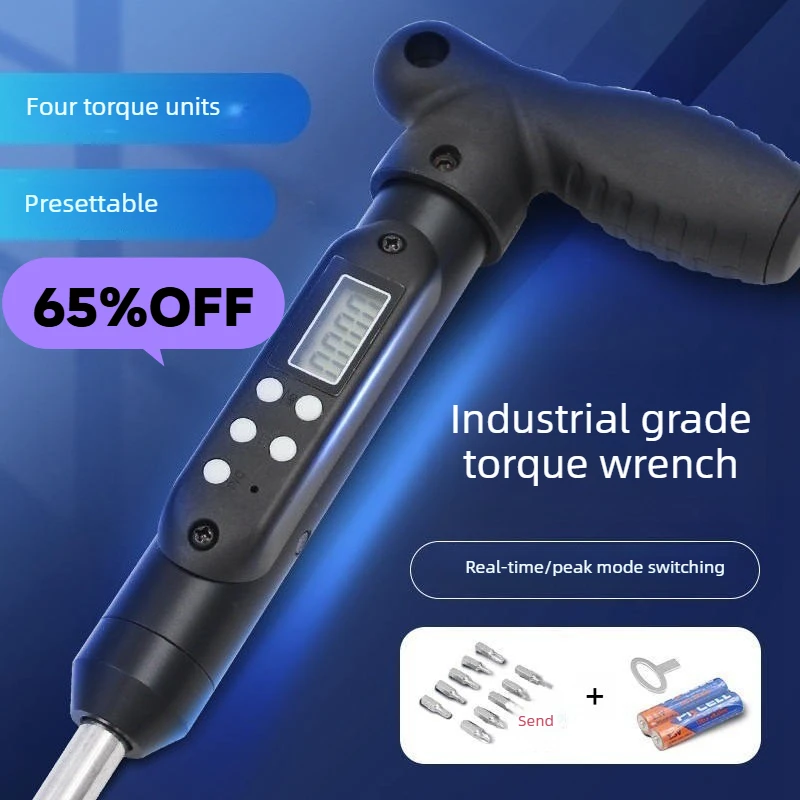 Screwdriver Adjustable Torque Torque Driver Preset Digital Display Torque Gauge Batch Head Screw Tester
