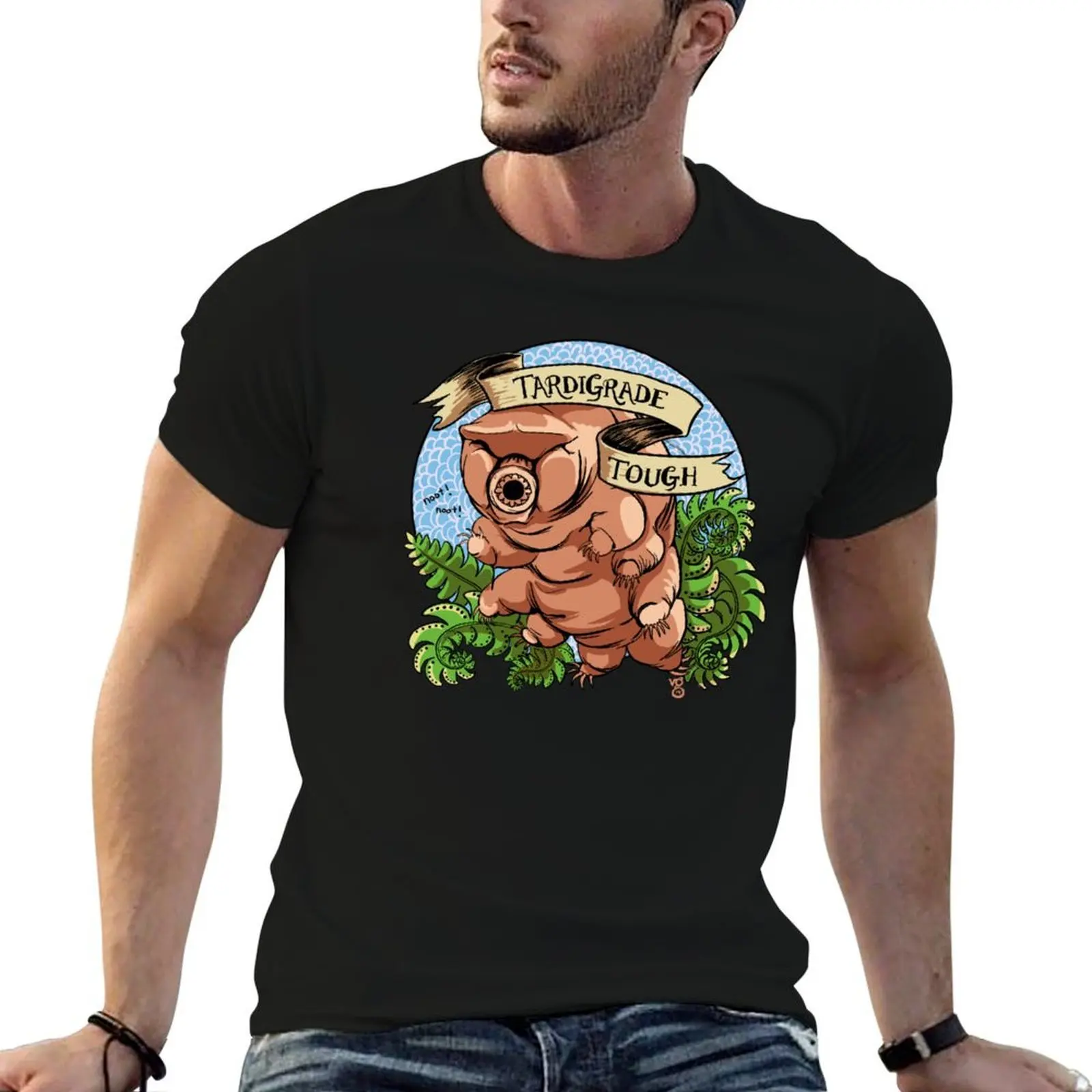 Tardigrade Tough Crest T-Shirt funny t shirts dark humor man t shirt luxury T-Shirt