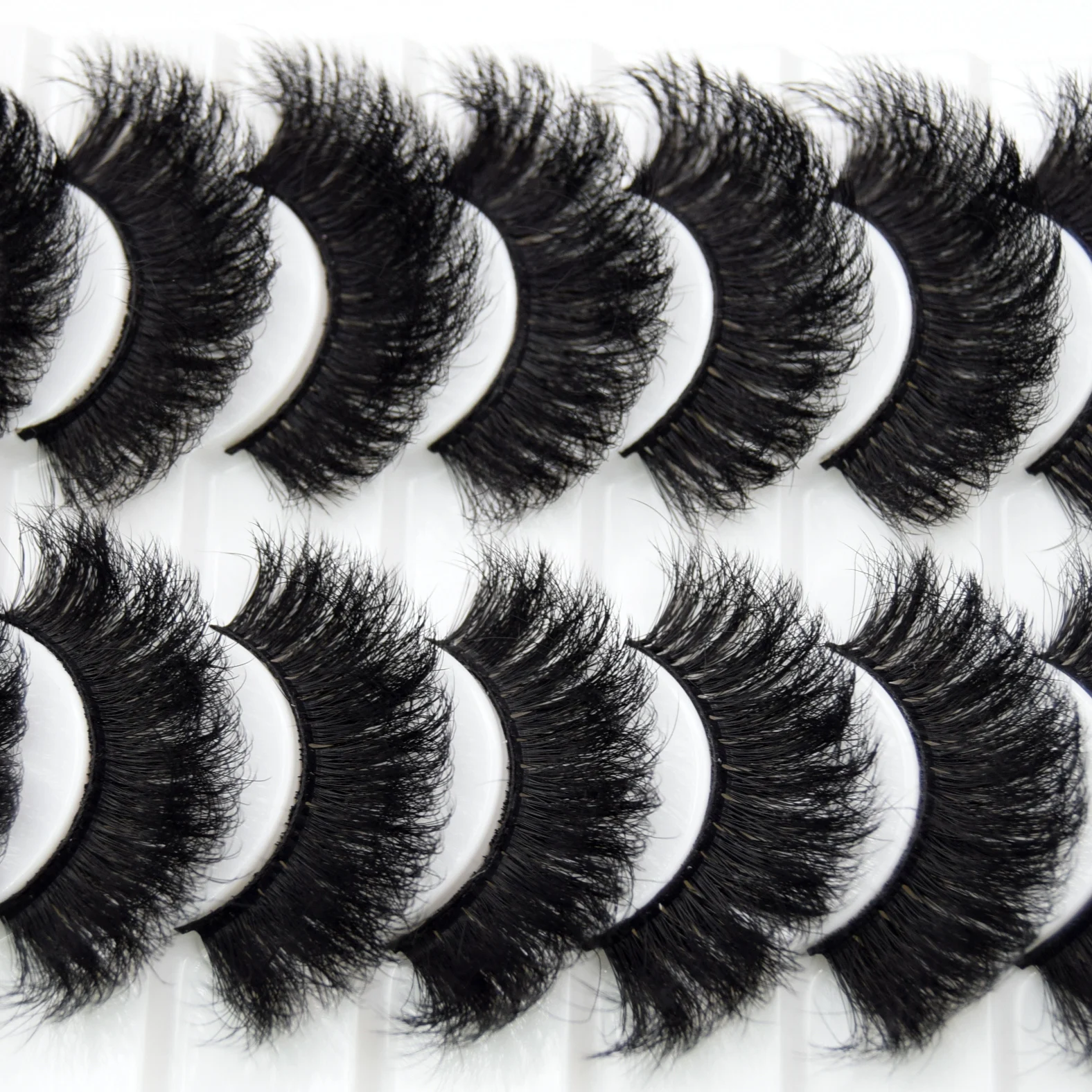 Visofree Eyelashes 3D Mink Lashes Fluffy Volume Mink False Eyelashes Dramactic Lashes Cruelty Free Wispy Lashes Makeup Cilios