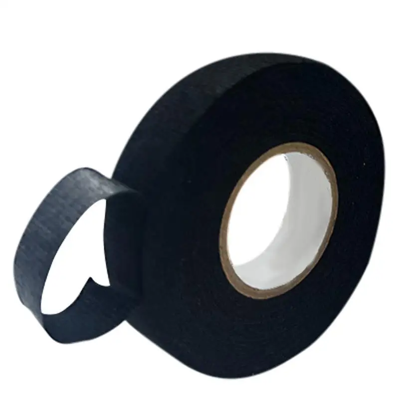 

9/15mm Wire Harness Automotive Cloth Tape Adhesive High Noise Resistance Heat Proof Fabric Electrical Tape for Wrapping Wiring