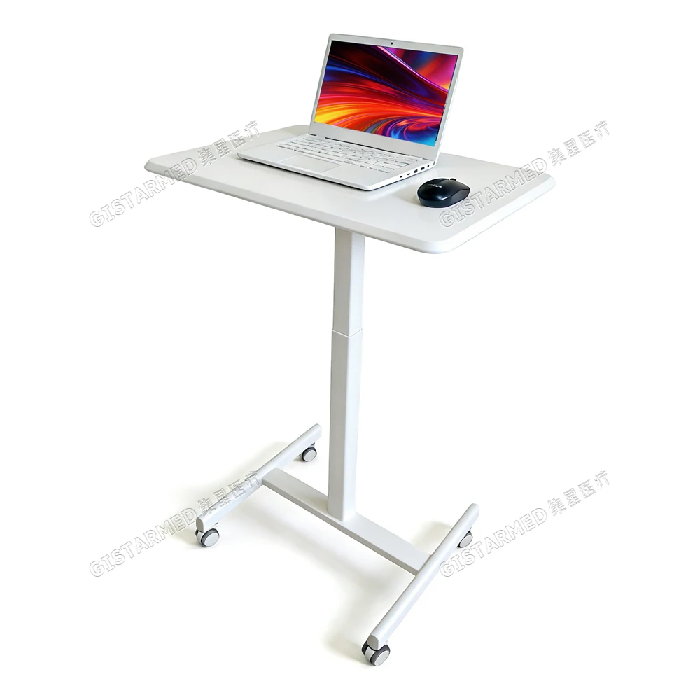 Suitable for dental tool carts Adjustable Height Mobile Portable Rolling Laptop Desk on Wheels Adjustable Desk