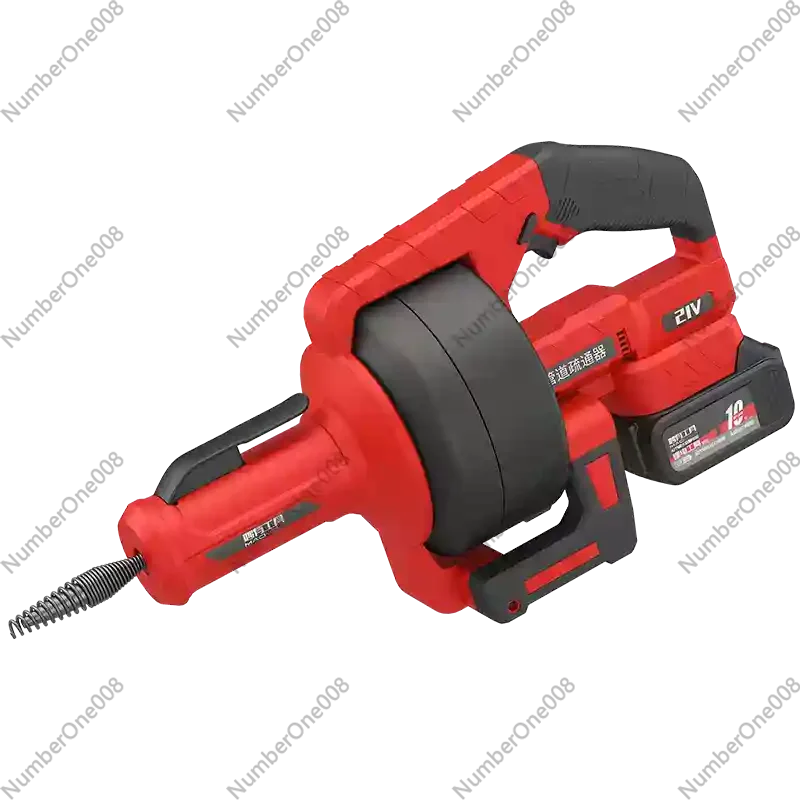 

Электрический инструмент для прочистки канализации с литиевой батареей, специальный инструмент для прочистки труб, машина для устранения засоров в кухонных и туалетных трубах.