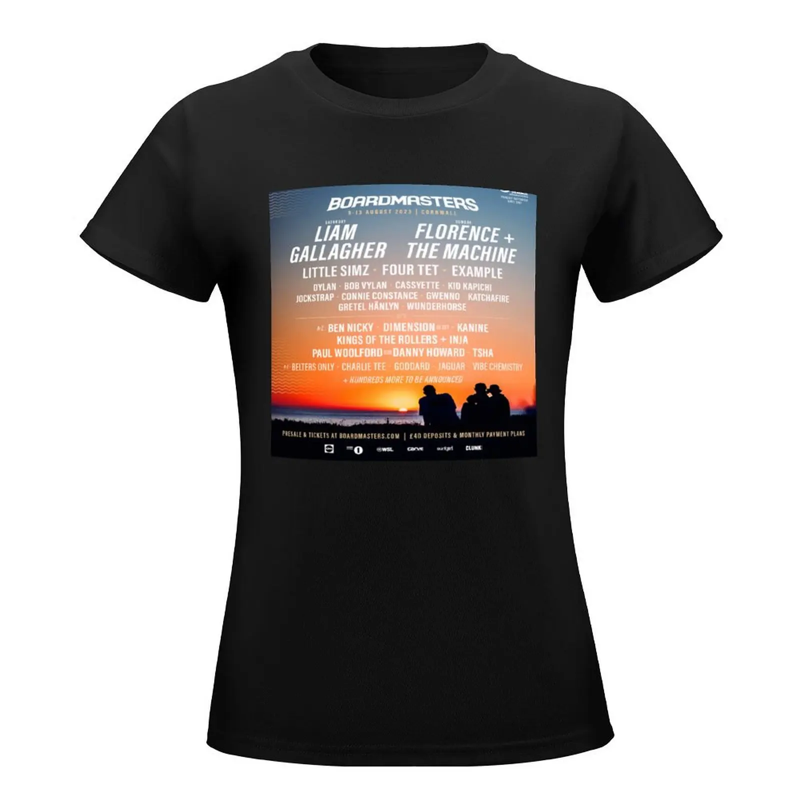 BOARDMASTERS BOARD MASTERS NEWQUAY 2023 T-Shirt sublime new edition funny quick-drying Womens graphic t shirts