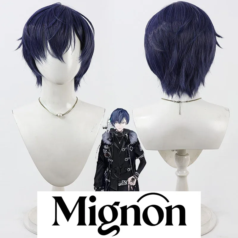 

Mignon Virtual Vtuber Koyanagi Wolf cosplay wig simulated scalp multi-color mixed silk