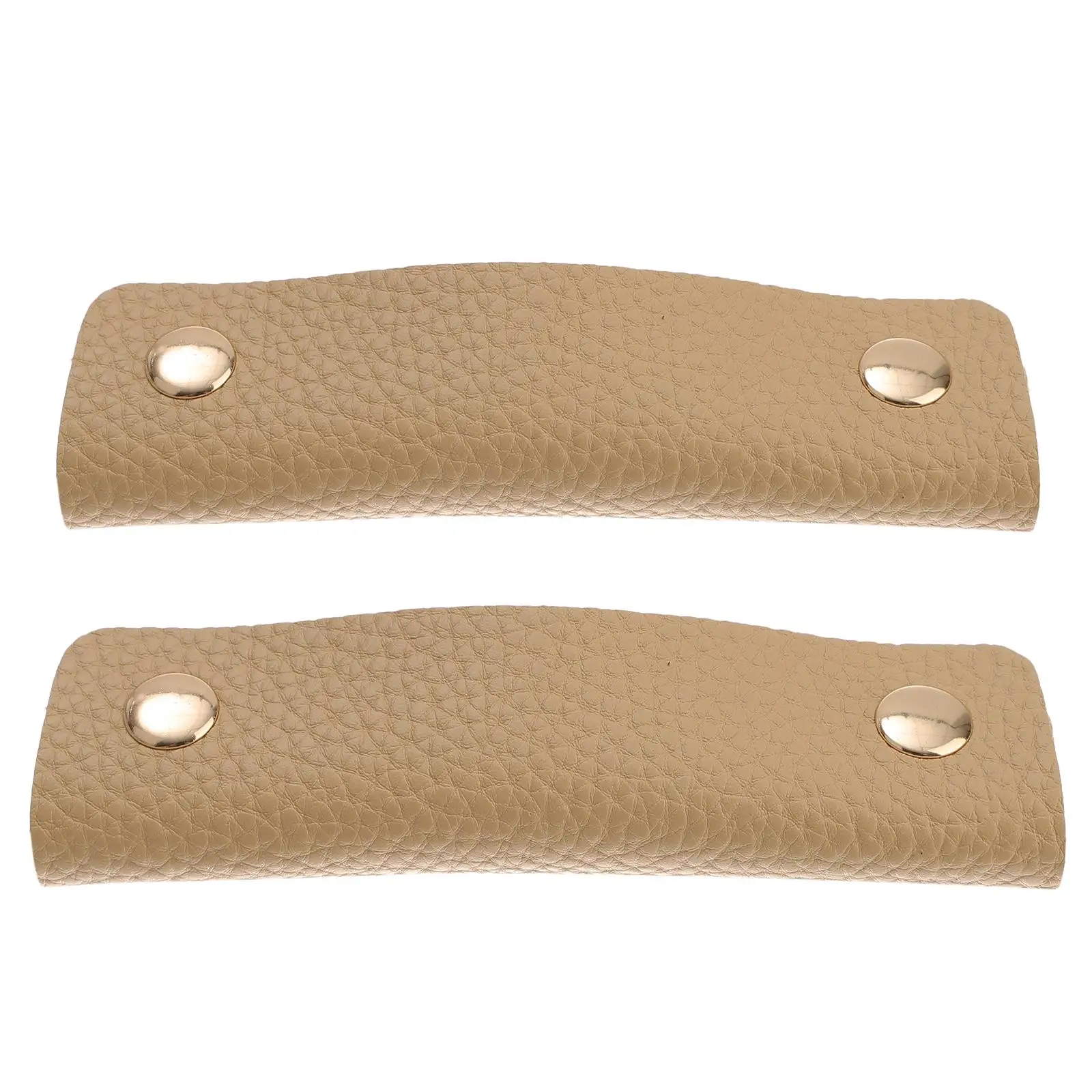 

2 Pcs Belt Anti-snap Gloves Travel Tag Hand Pu Handbag Handle Protector