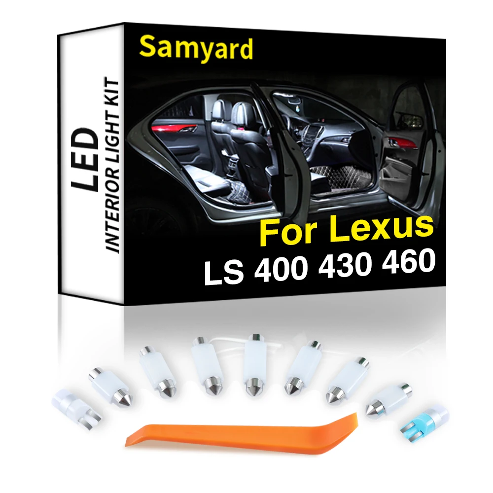 

Ceramics Interior LED For Lexus LS 400 430 460 460L 600h LS400 LS430 LS460 LS460L LS600h 1990-2017 Canbus Vehicle Dome Light Kit