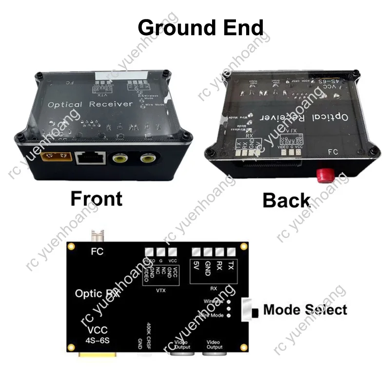Fibre optique composite renforcée, résistante à la traction, version ultra forte avec extrémité Sky pour drones, robots humanoïdes USV