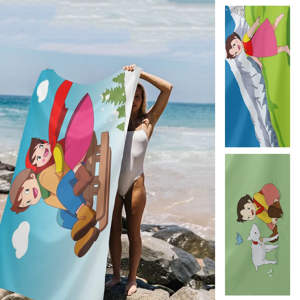 

Cartoon Heidi Towel Thickened Absorbent Bath Towel Soft Face Towel for Home