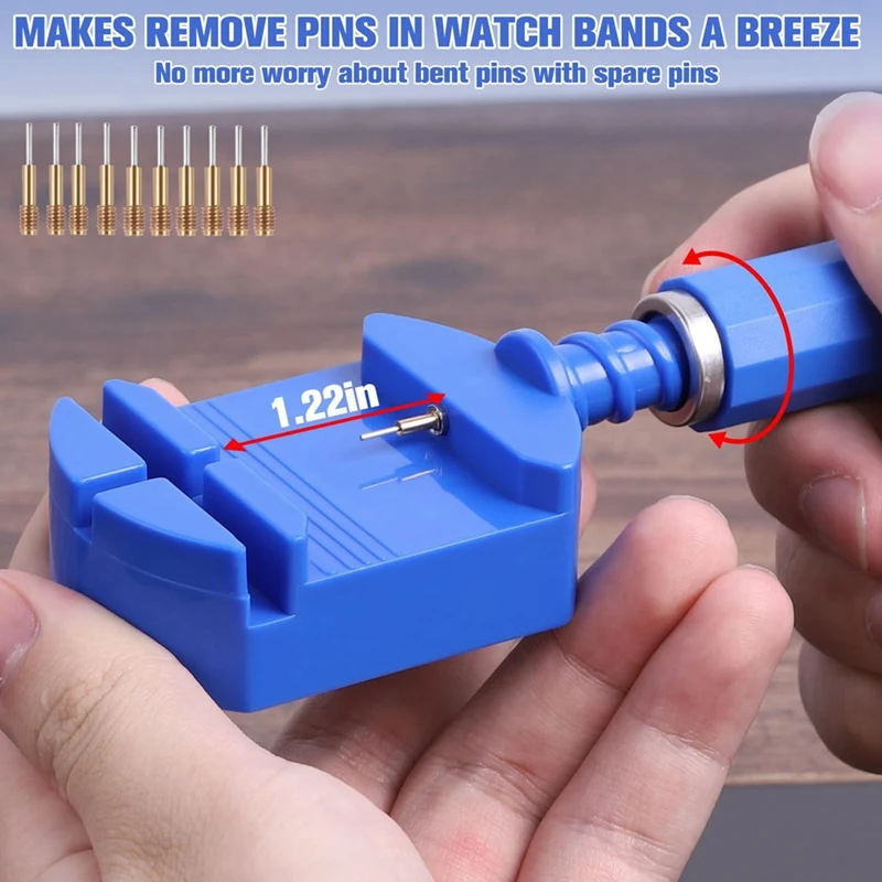 Watch Link Removal Tool Kit, Watch Band Sizing Tool Kit For Watch Bracelet Adjustment, Watch Pin Removal Tool Durable