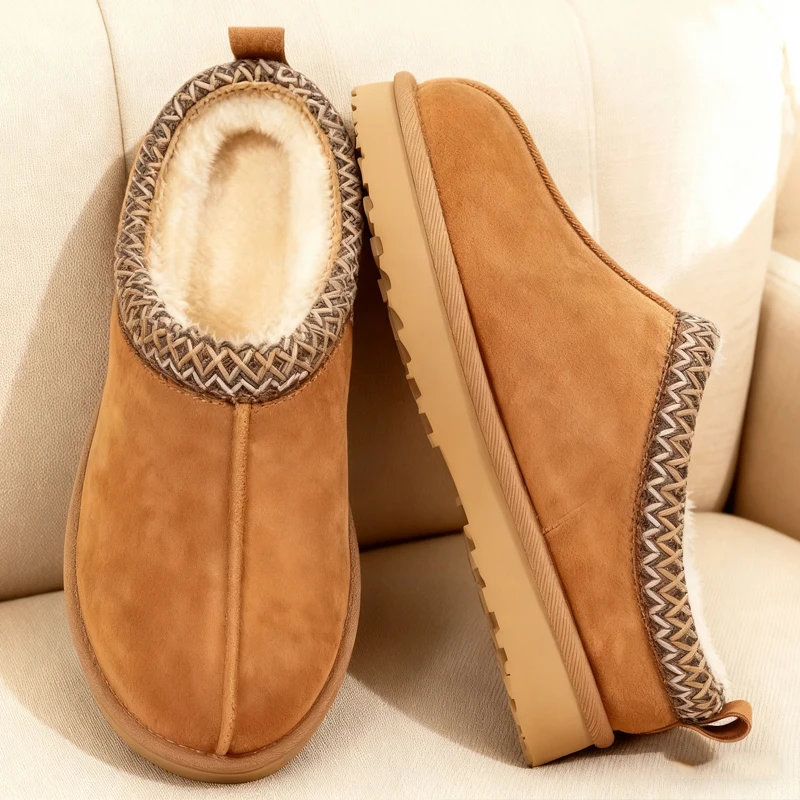 

Новые зимние замшевые зимние сапоги Smile, теплые женские нечеткие домашние тапочки, удобная женская обувь, мягкие меховые тапочки, ботильоны