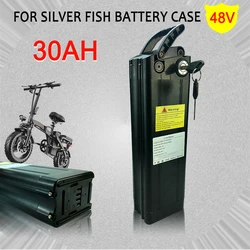 48V 30AH Lithium ion  Battery 18650 Pack for Silver Fish Style  with Aluminum Case Anti-theft Lock