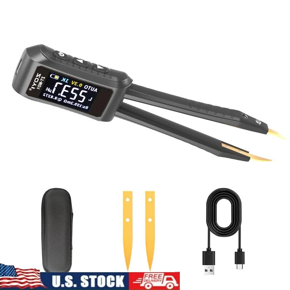 

Измеритель LCR, автоматическая идентификация, OLED-дисплей, тестер сопротивления, емкости, индуктивности, 10 мОм-10 МОм, 1 пФ-20 мкФ, 1 мкФ-60 ч, хранилище данных