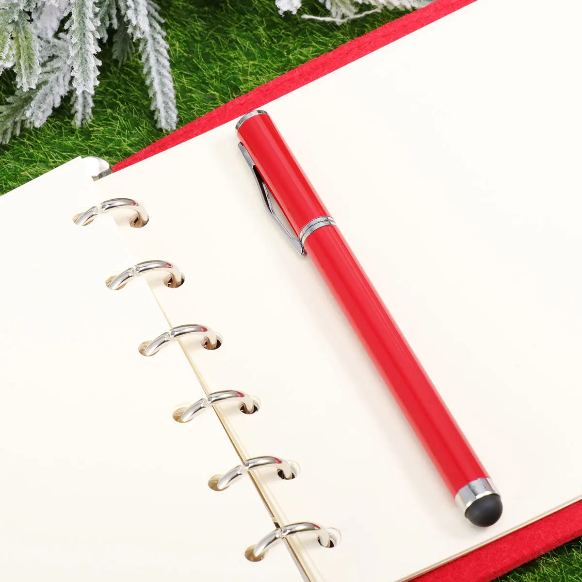 

Red Metal Touch Screen Pen Capacitive Handwriting Stylus for Smartphone Computer Smooth Premium Writing Tool Touch Screen Pen