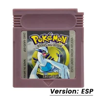 GBC-Spielkassette Pokemon Blau Kristall Gold Grün Rot Silber Gelb mit Mehrsprachiger 16-Bit-Videospielkonsolenkarte