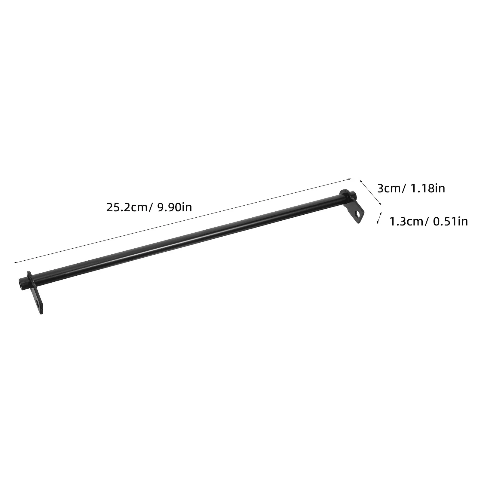 5Pcs Hanging File Folder Rails Metal Double-End Replacement Rods for Filing Cabinet Desk Drawer Document Organizer Bars view 3
