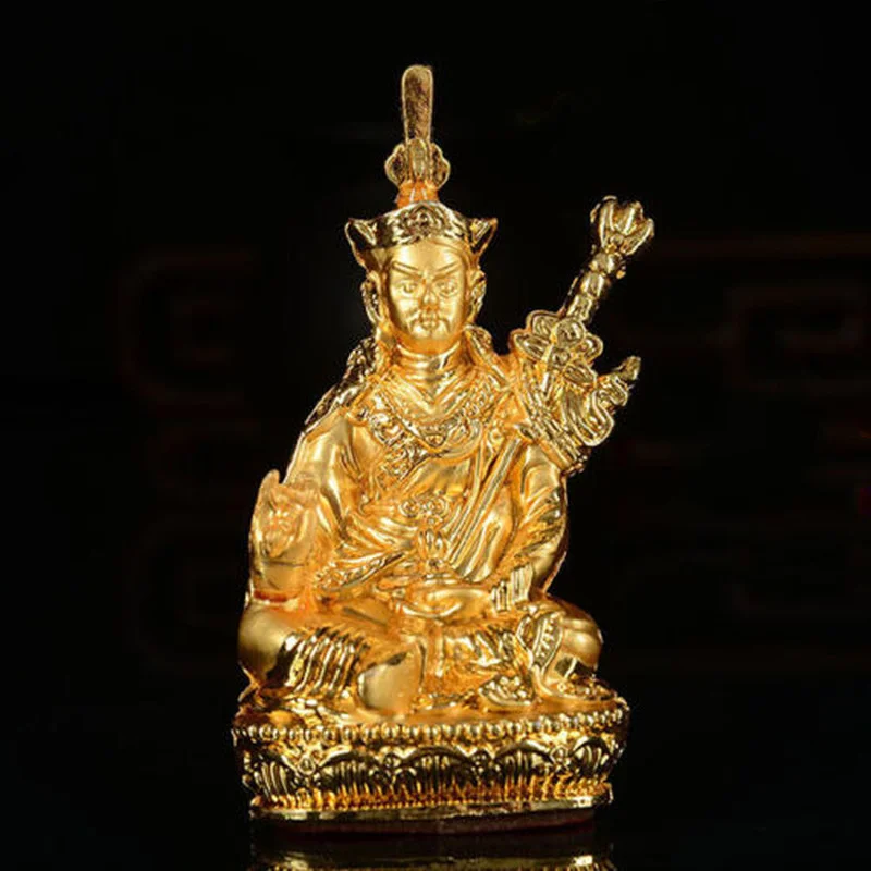 3.1 "سبائك التبت البوذية جورو لاما رينبوتشي بادماسامبهافا تمثال بوذا عمل فني لطيف