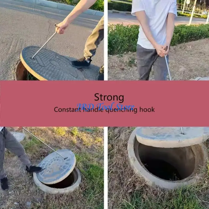 A2UD Leashling Lifting Tool крючок тяжелый подъемный подъемник для подъема крышки для люка сливной крышка стальной инструмент