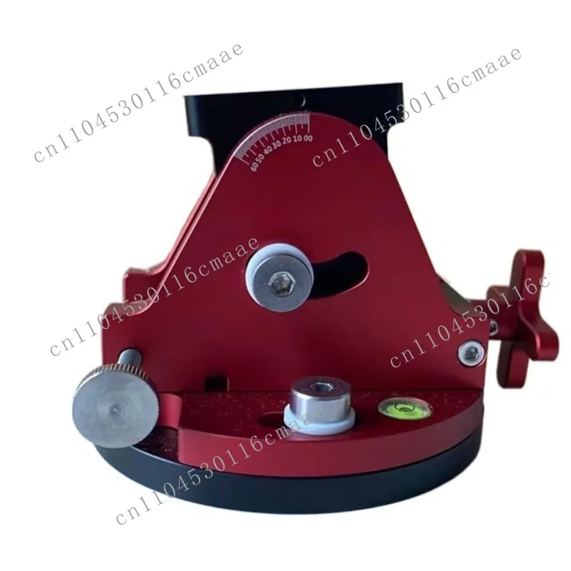 Large latitude adjustment seat, for harmonic equatorial instrument, large load