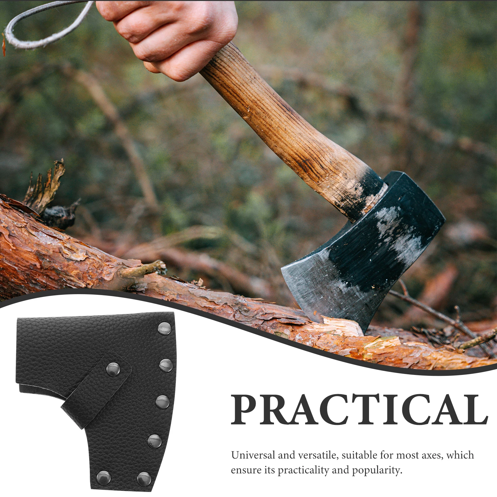 

Hatchet Protector Case Durable Axe Protective Cover Weathered Design For Outdoor Hiking Camping Accessories Guard Head
