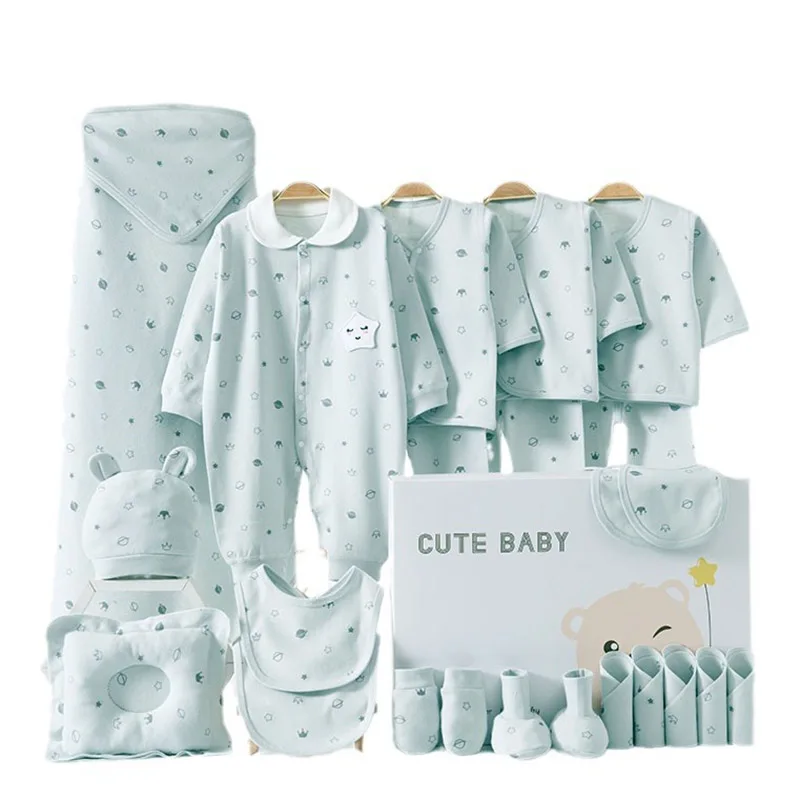 

16/24pcs Newborn Clothes Set Pure Cotton Baby Clothes Set Summer Season Clothes for Newborn Baby Gift with Gift Box