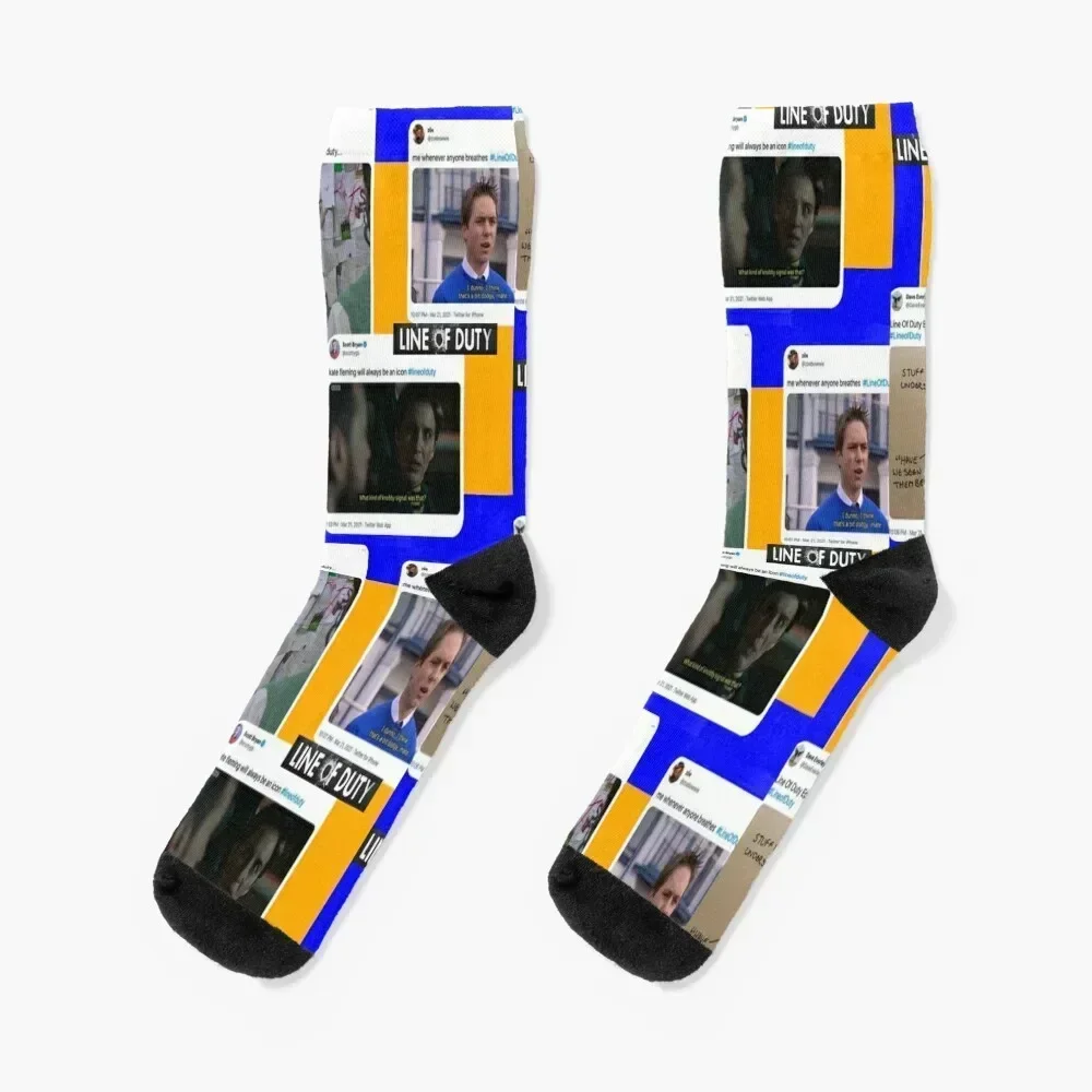 Line of duty memes Socks moving stockings loose short Socks For Girls Men's