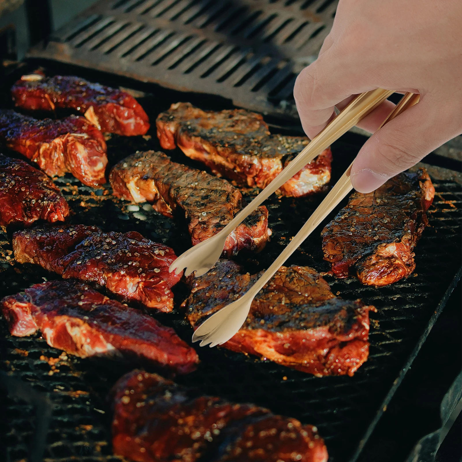 

304 Stainless Steel Ice Clip Kitchen Tong Food Tongs Clamp Buffet Metal Serving