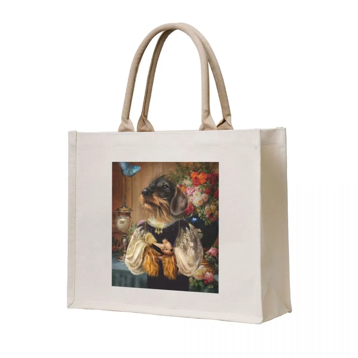 

Dachshund Portrait - Toni Tote Bag custom canvas bag Reusable bags Candy bags