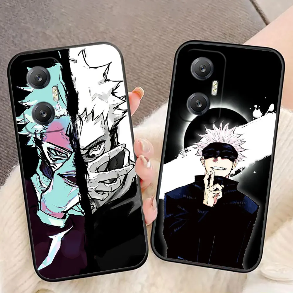 Gojo Sukuna Jujutsus Kaisens Phone Case For Infinix HOT 60 50 10 10I 10S 11 12 12I 20 20I 20S 30 30I ZERO X 20 30 40 Case Shell