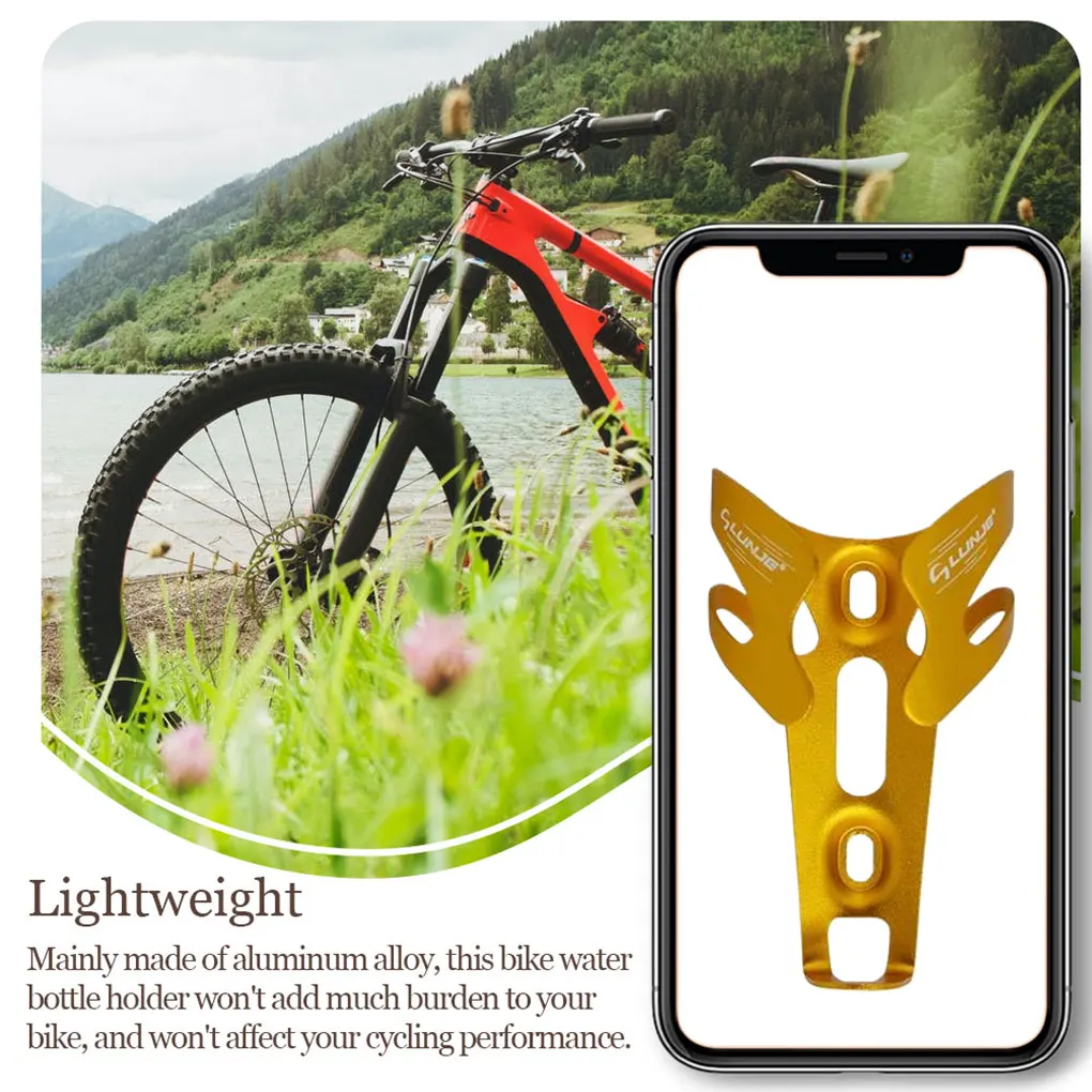 2026 العالمي دراجة هوائية جبلية المشروبات حامل الزجاجات انفصال كأس الماء حامل غلاية قوس المعدات في الهواء الطلق الذهب #3