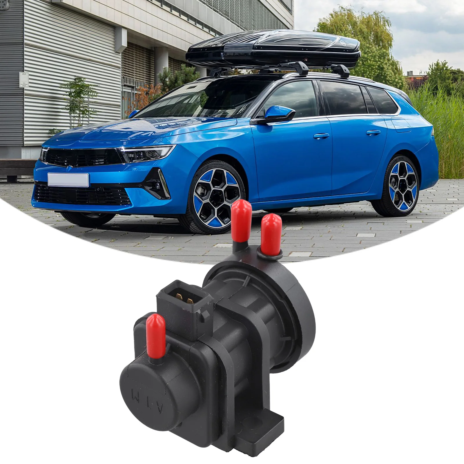 

Easy Installation Turbo Valve Engine Fuel Efficiency 9*9*7cm Boost Control Electromagnetic Valve Optimal Engine Fit