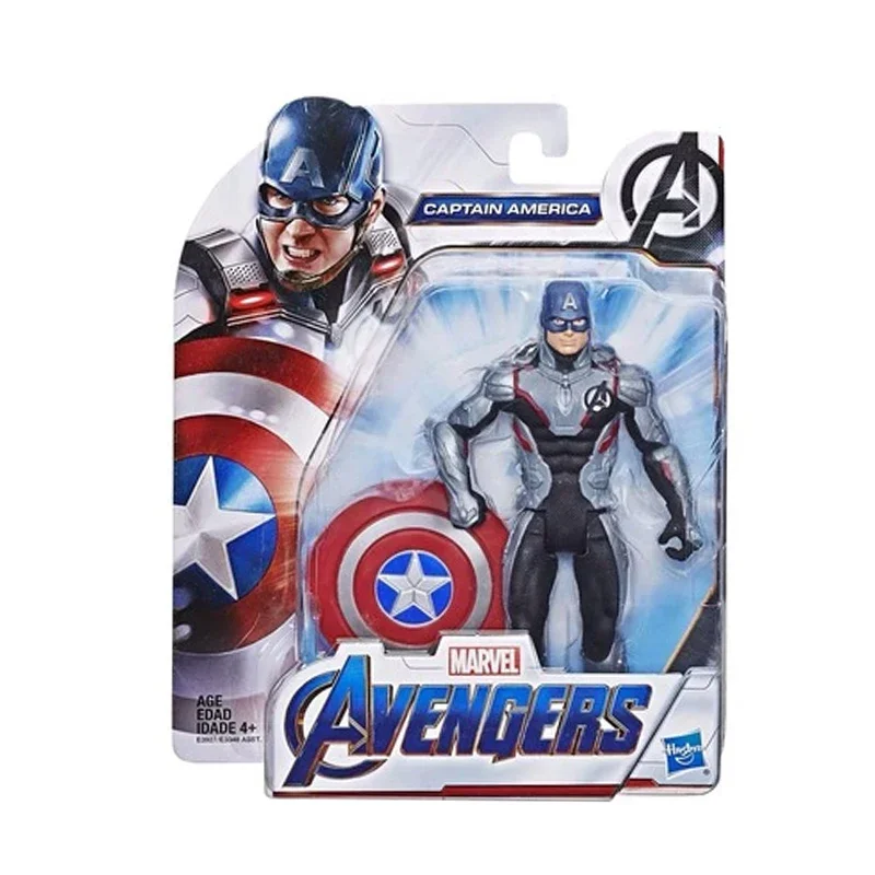 Hasbro Anime Marvel Avengers Captain America Spider Man War Machine Hulk Ant Man Black Panther Chitauri Action Figure Model Toys