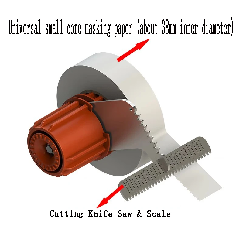 

Universal Double Sided Masking Tape Dispenser Masking Sticker Linear Guide Marking Tool