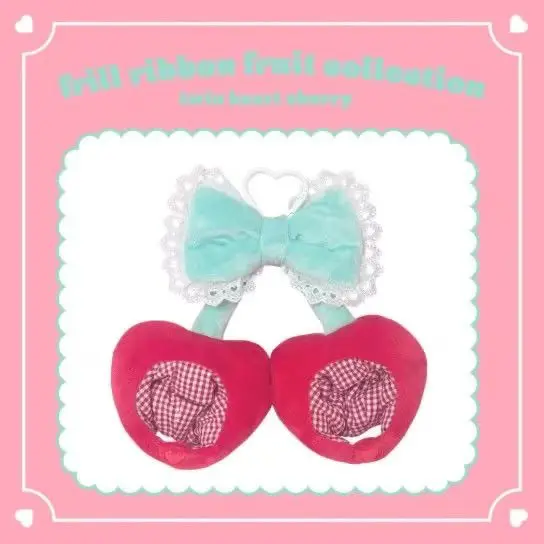 

10cm Double-Sized Strawberry Doll Outfit Gemini Cherry Headgear Cute Cartoon Doll Decorations