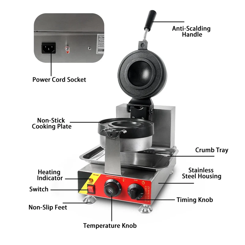 Electric Waffle Bak…
