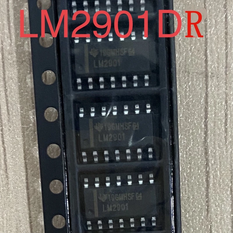 10PCS-50PCS LM2901DR SOP14 LM2901  Four-channel voltage comparator chip