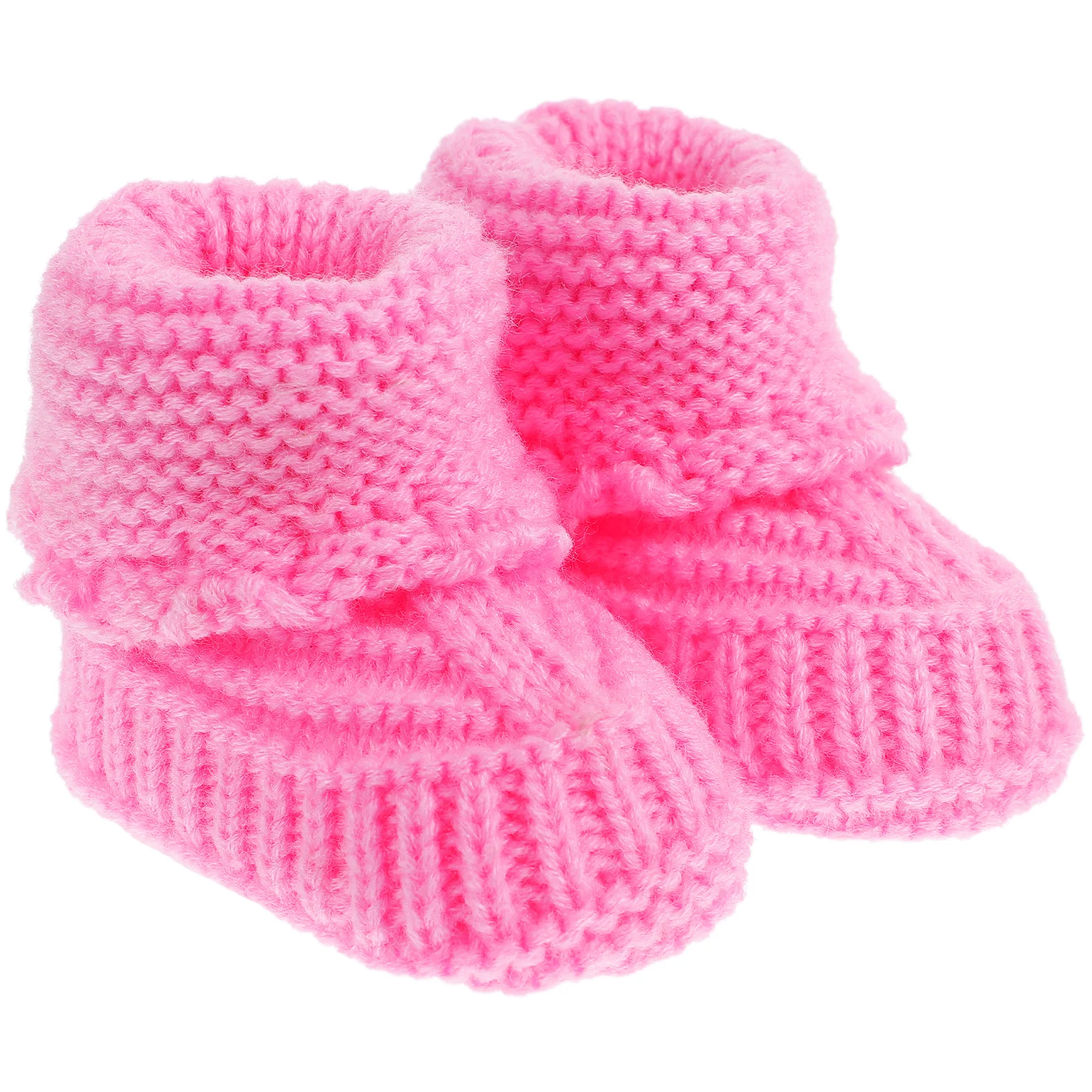 Hand Knitting Shoes Newborn Thick Manual Baby Knitted Booties Handmade Yarn Infant Crochet