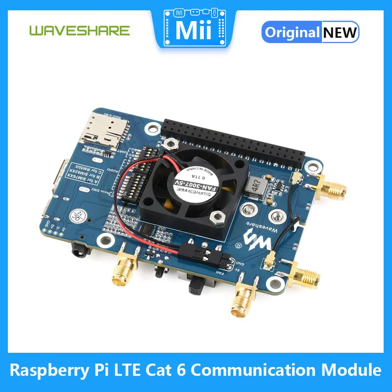 Raspberry Pi 4G TE-A Cat 6 Communication Tech EM060K-GL 6 000 Board